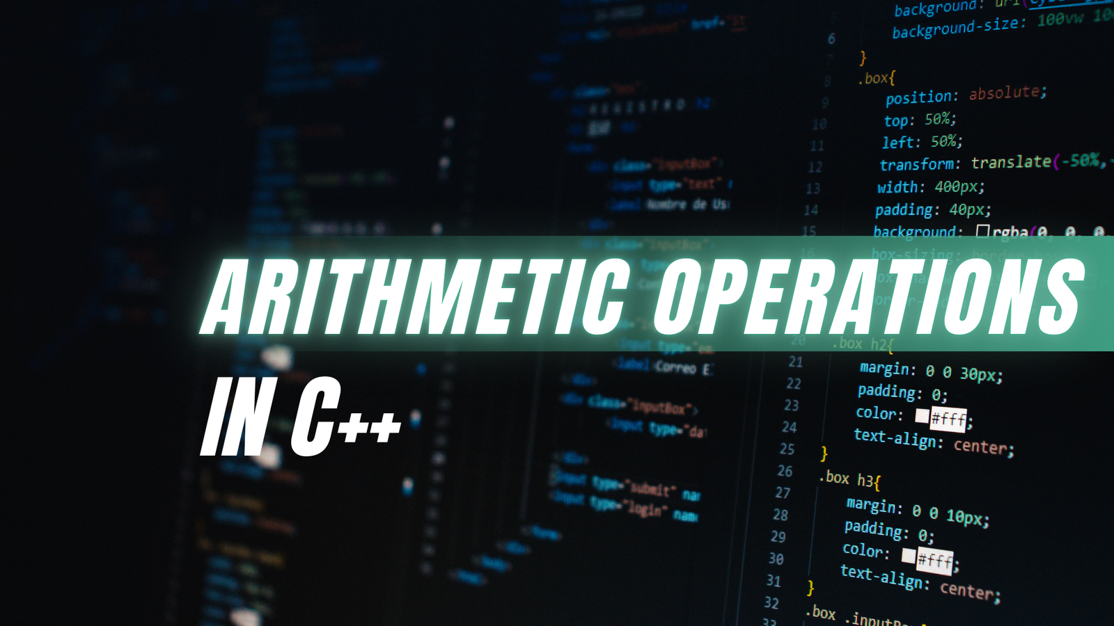 Arithmetic Operations in C++