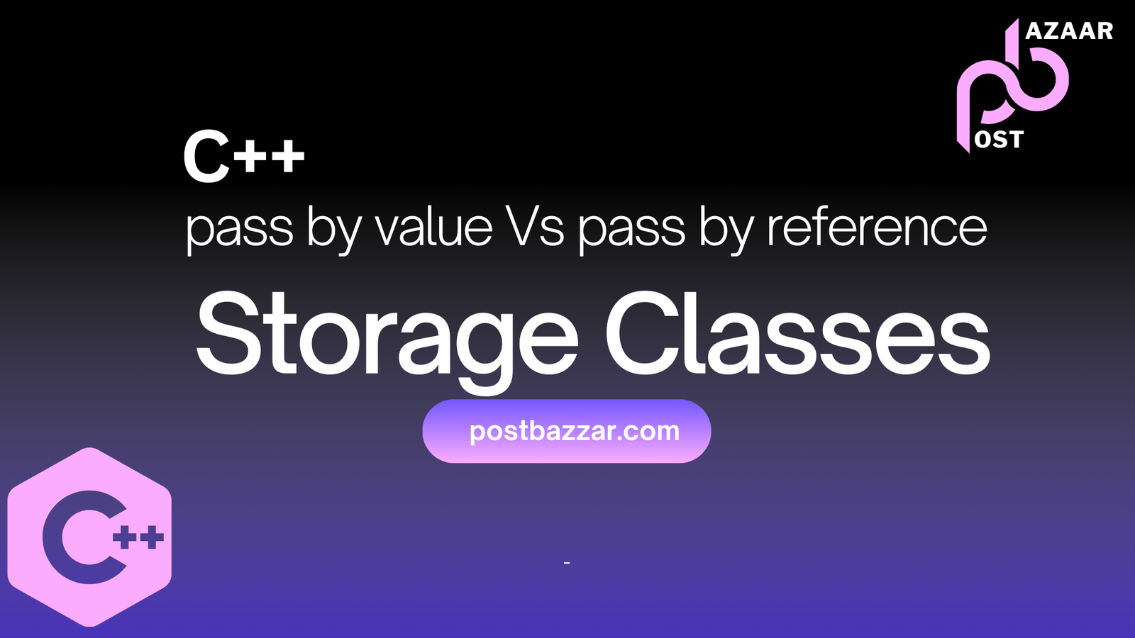 Pass by Value vs Pass by Reference in C++ & Storage Classes (Complete Guide)