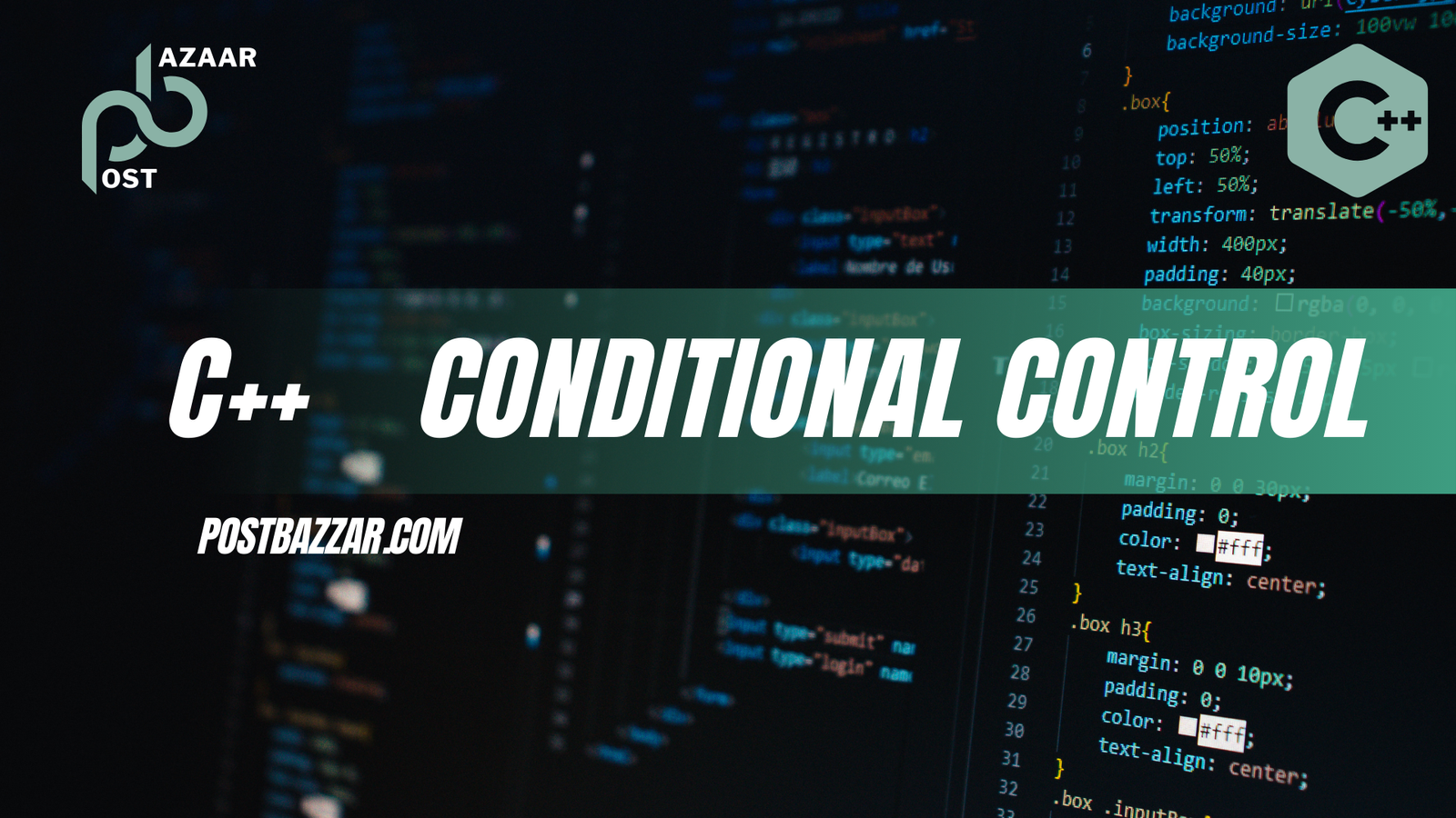 Basis of Conditional Control in C++ | If, Else, Switch Explained